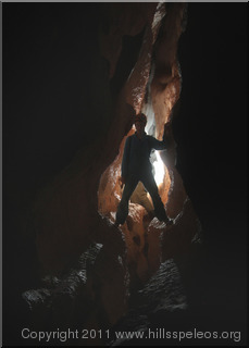 Rift Passsage in Grants Cave