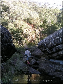 Walk up Jones Creek - Ettrema Gorge