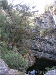 View from the top of the waterfall - Myall Creek - Ettrema Gorge