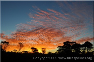 Old Eyre Highway Sunset