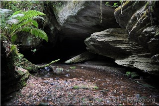 Wet cave entrance