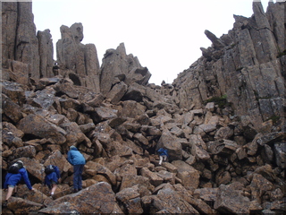 Approach to Cradle Mountain summit
