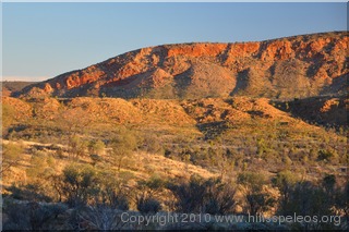 Sunset near Rocky Gully campsite