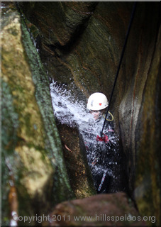 First Pitch in Devils Pinch Canyon