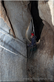 At a rebelay in Drum Cave