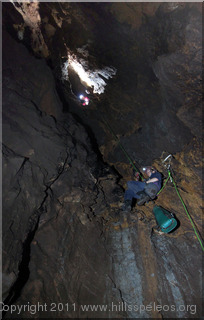 Second pitch of Argyle Cave