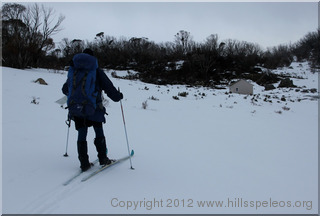 Arriving at Derschkos Hut