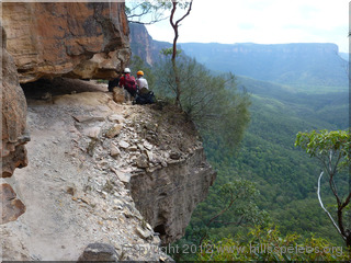 Base of the rockclimb, Butterbox Canyon exit