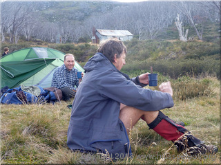 Camping near Whites River Hut