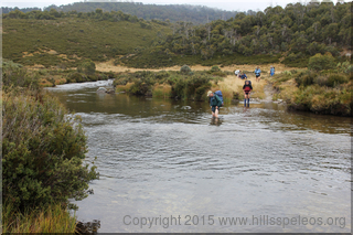 Crossing the Tooma River