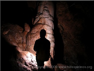 Rod in Wyanbene Cave