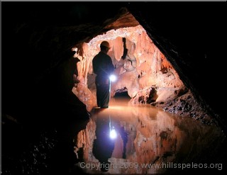 Rod in Wyanbene Cave